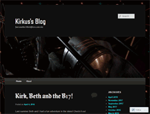 Tablet Screenshot of kirkusblog.com
